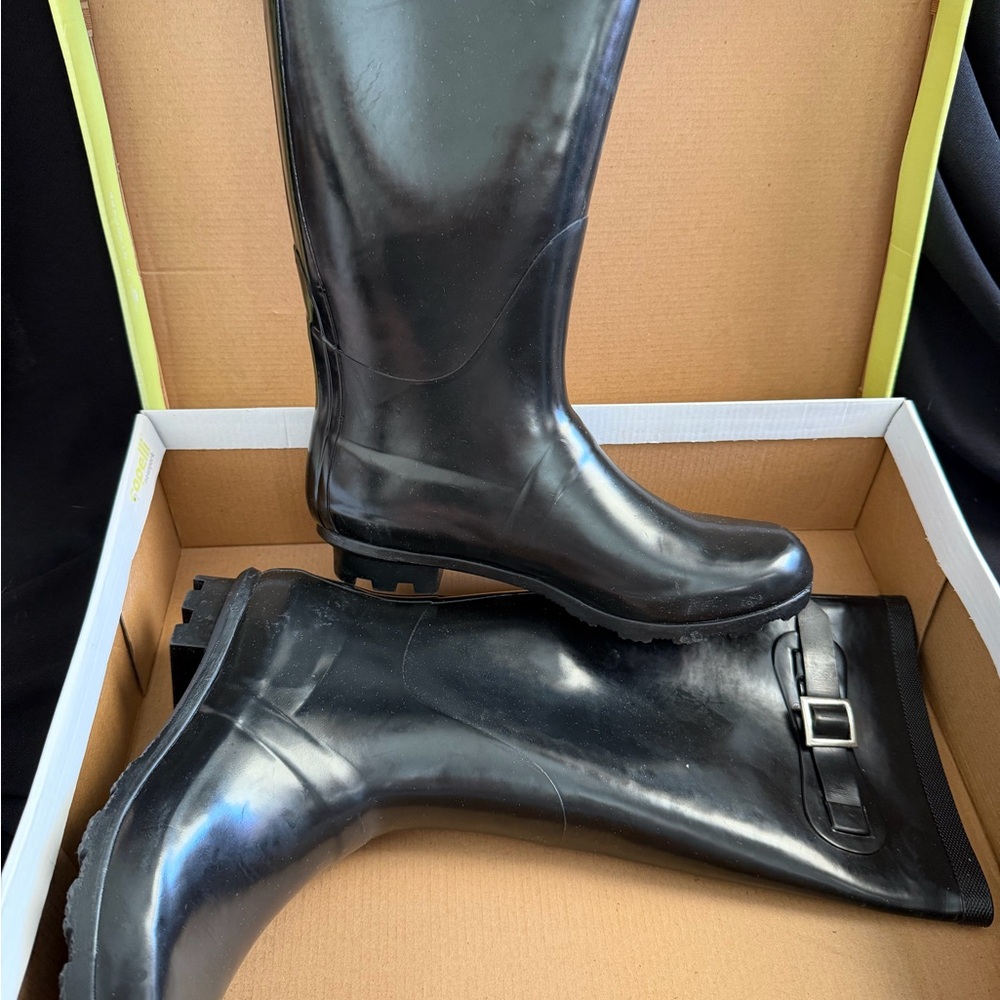 Capelli of New York Black Rain Boots